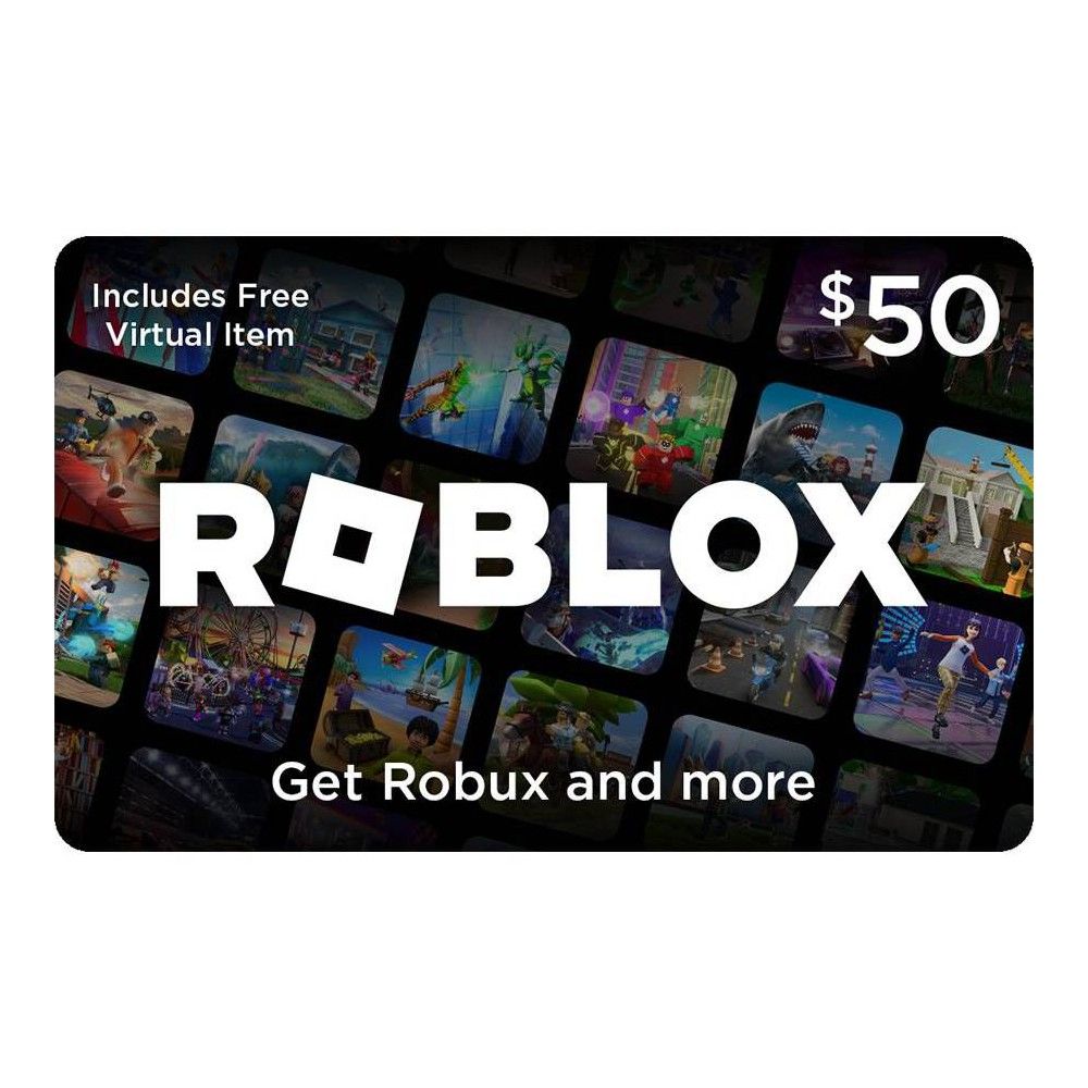 Roblox $50 Gift Card (Digital) | Connecticut Post Mall
