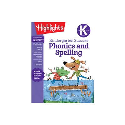 Kindergarten Phonics and Spelling Learning Fun Workbook - (Highlights Learning Fun Workbooks) (Paperback)