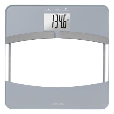 Glass Body Composition Personal Scale Blue - Taylor