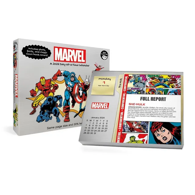 Trends International Inc. 2023-24 Wall Calendar 12x12 Marvel Comics :  Target