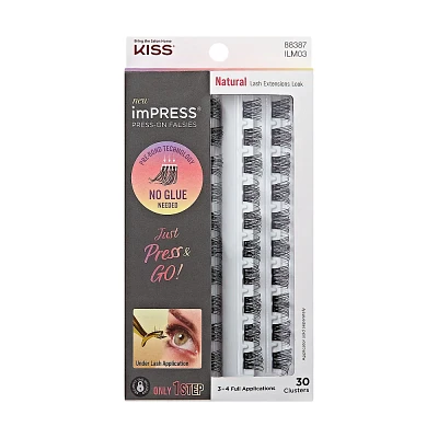 KISS Products imPRESS Press-On False Eyelashes - No 03 - 20ct