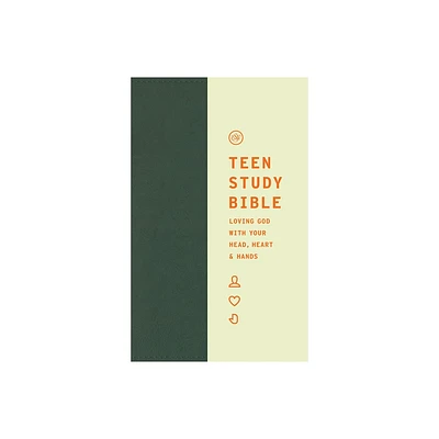 ESV Teen Study Bible (Trutone, Seaside Blue) - by Jon Nielson (Leather Bound)