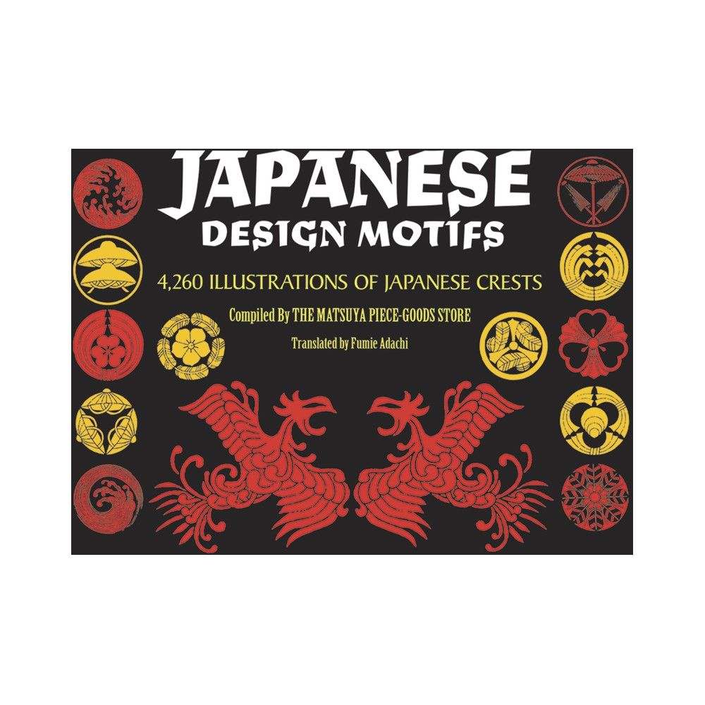 Japanese Design Motifs - (Dover Pictorial Archive) by Matsuya Company (Paperback)