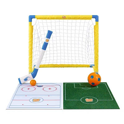 Rising Stars My First Goal 2 in 1 Soccer and Hockey Combo Toy Hockey Set