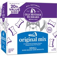 Old Mother Hubbard by Wellness Classic Crunchy Original Assortment Biscuits Small Oven Baked with Carrot, Apple