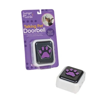 Hunger For Words Talking Pet Doorbell Dog Trainer