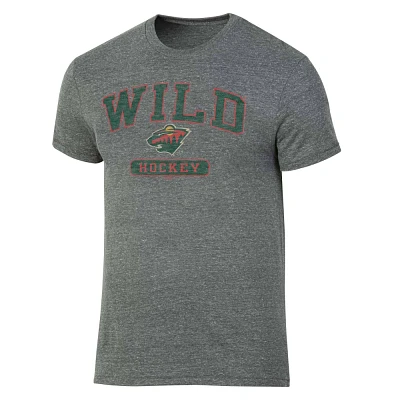 NHL Minnesota Wild Mens  Tri-Blend T-hirt