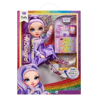 Rainbow High 11 Sparkle & Shine Fashion Doll with Purple Hair/Blue Eye