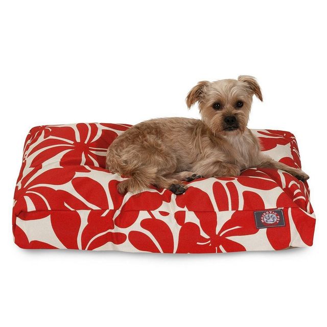 Majestic Pet Rectangle Dog Bed - Red Plantation - Small - S