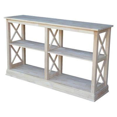 Hampton Sofa Server Table with Shelves  - International Concepts