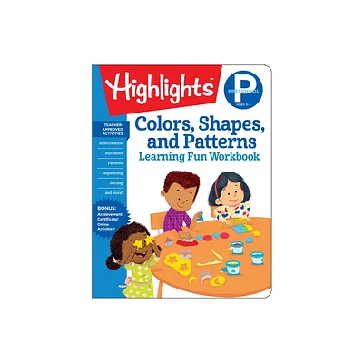 Preschool Colors, Shapes, and Patterns - (Highlights Learning Fun Workbooks) (Paperback)