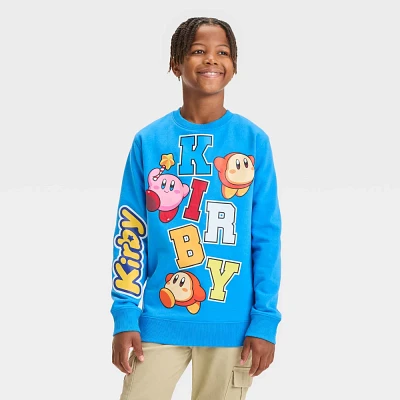 Boys Kirby Crew Fleece Pullover Sweatshirt