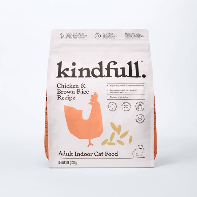 Chicken and Brown Rice Recipe Adult Indoor Dry Cat Food