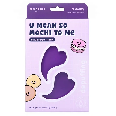 SpaLife Undereye Mask U Mean So Mochi To Me - 3ct