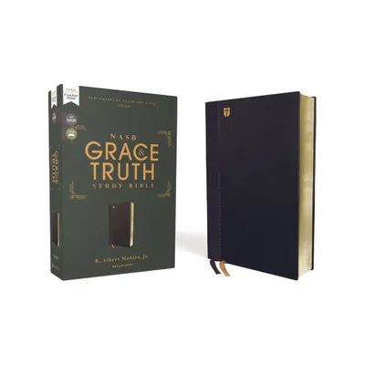 Nasb, the Grace and Truth Study Bible (Trustworthy and Practical Insights), Leathersoft, Navy, Red Letter, 1995 Text, Comfort Print - by Zondervan