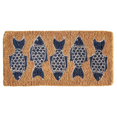 Natural Coir Fish Doormat (2x3) - 3R Studios