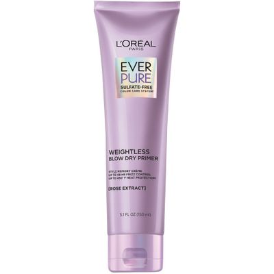 LOreal Paris EverPure Blow Dry Primer 48 HR Frizz Control - 5.1 fl oz