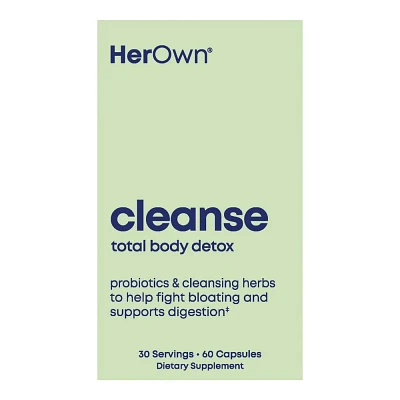 Her Own Natural Detox Cleanse Capsules - 60ct