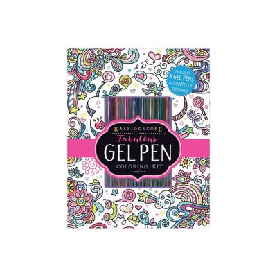 Kaleidoscope: Fabulous Gel Pen Coloring Kit - by Editors of Silver Dolphin Books (Mixed Media Product)