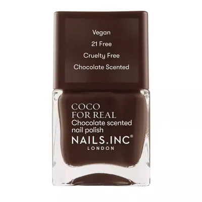 Nails Inc. Coco For Real Chocolate Scented Nail Polish - Meet Me On Mars - 0.46 fl oz