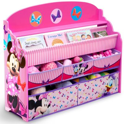 Disney Minnie Mouse Kids Deluxe Boy & Toy Organizer - Delta Children