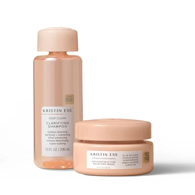 Kristin Ess Clarifying Shampoo + Moisturizing Mask - 16.7 fl oz
