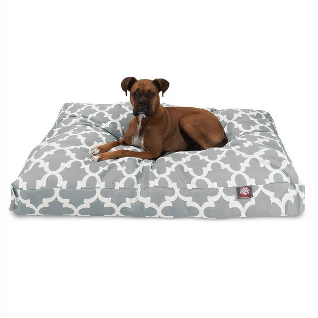 Majestic Pet Trellis Rectangle Dog Bed - Gray - Extra Large - XL