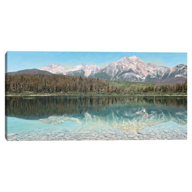24 x 48 Majestic Reflections by Studio Arts Unframed Wall Canvas - Masterpiece Art Gallery