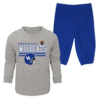 NCAA Kentucky Wildcats Toddler Boys 2pc Long Sleeve T-Shirt & Pants Set