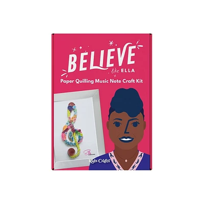 Believe Like Ella! Paper Quilling Musical Note Craft Kit - Kids Craft