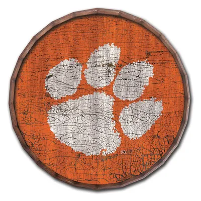 NCAA Clemson Tigers Cracked Color 24 Barrel Top