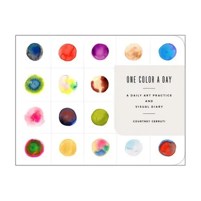 One Color a Day Sketchbook - by Courtney Cerruti (Hardcover)