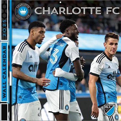 MLS Charlotte FC 2025 12x12 Team Wall Calendar