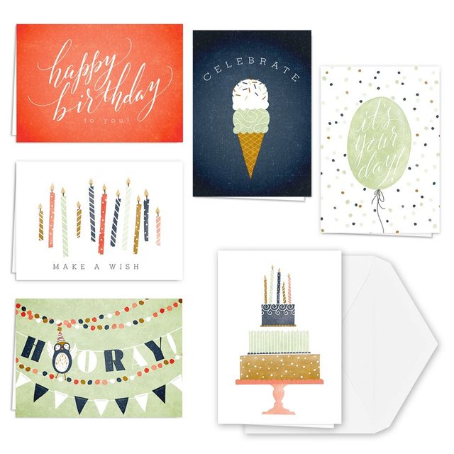 36ct Birthday Card Set