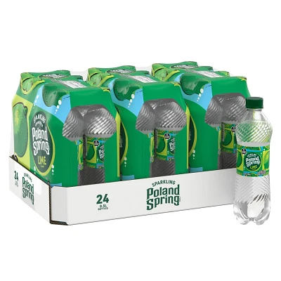 Poland Spring Zesty Lime Sparkling Water