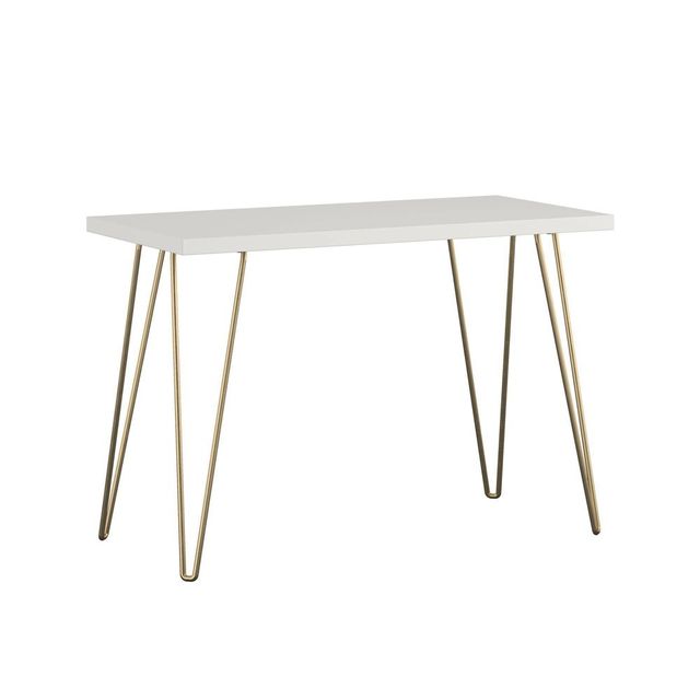 Heywood Retro Writing Desk  - Room & Joy: Hairpin Legs, Modern Home Office Furniture