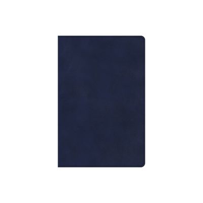 CSB Rainbow Study Bible, Navy Leathertouch, Indexed - by Csb Bibles by Holman (Leather Bound)