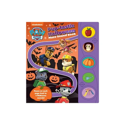 Nickelodeon Paw Patrol: Puptastic Halloween Maze Sound Book - by Pi Kids (Mixed Media Product)