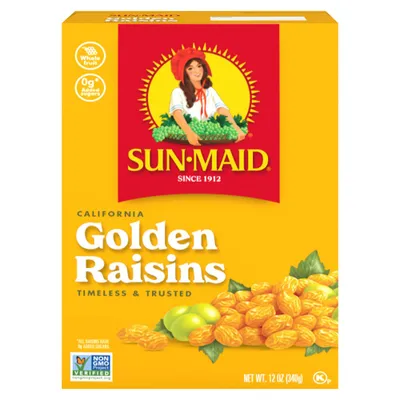 Sun-Maid California Golden Raisins Box - 12oz