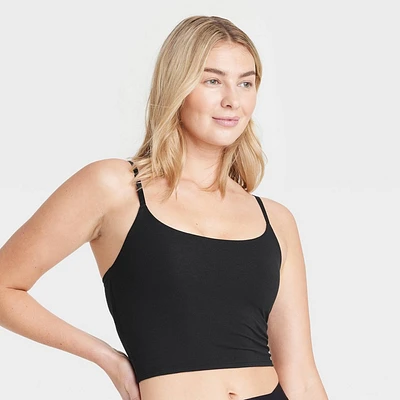 Women Cotton Stretch Cropped Tank Top