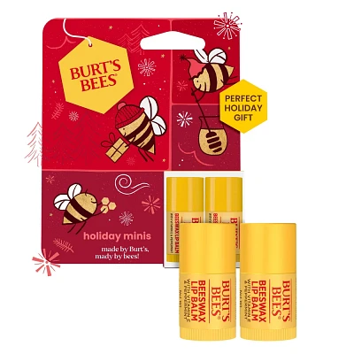 Burts Bees Mini Lip Balms Beeswax Gift Set - 2ct