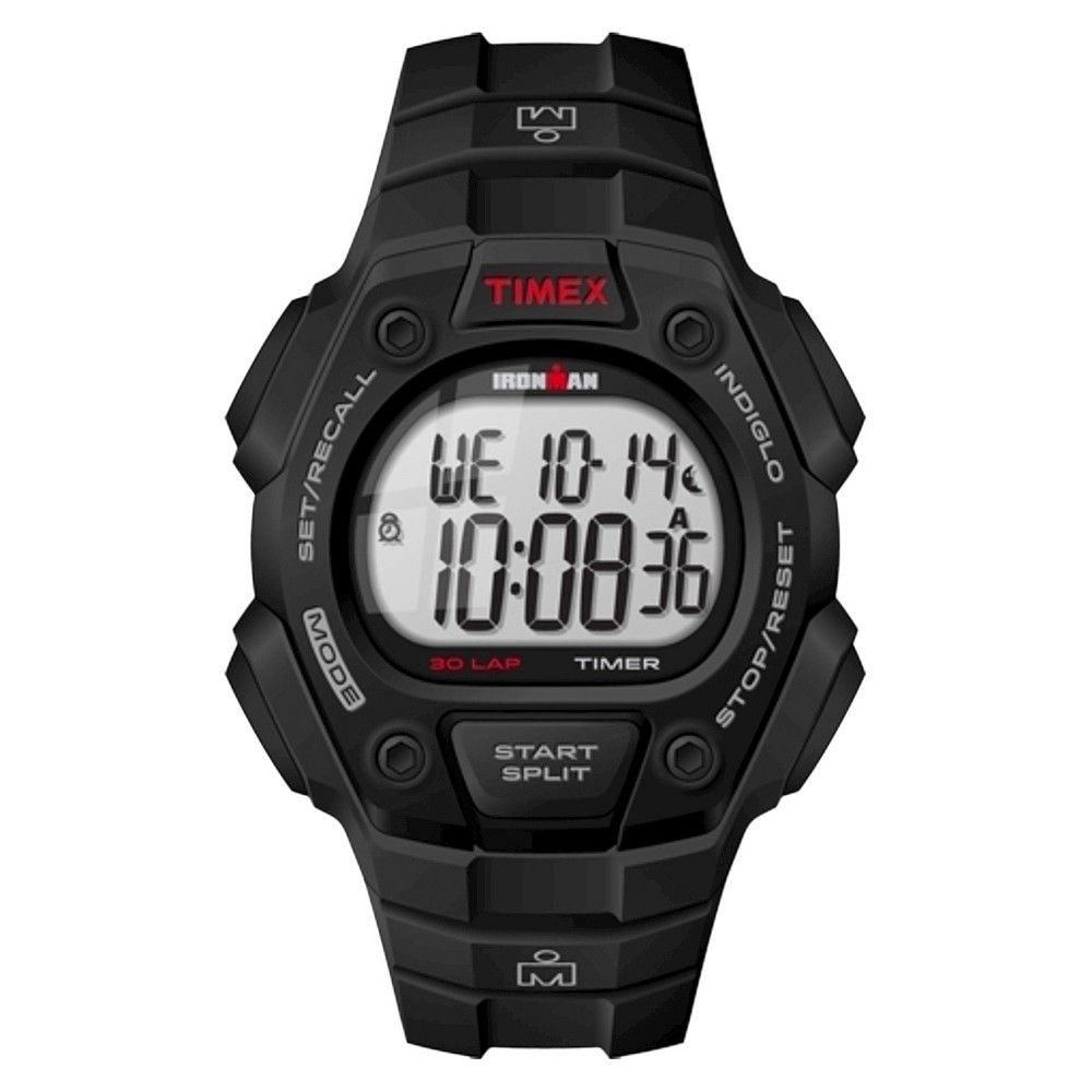 Timex Mens Timex Ironman Classic 30 Lap Digital Watch - Black T5K822JT |  Connecticut Post Mall