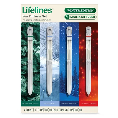 Lifelines 4pk Holiday Pen Diffuser Set