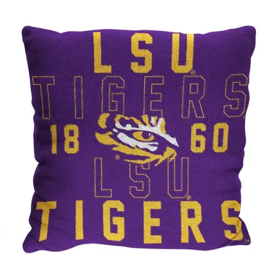 NCAA LSU Tigers Stacked Woven Pillow