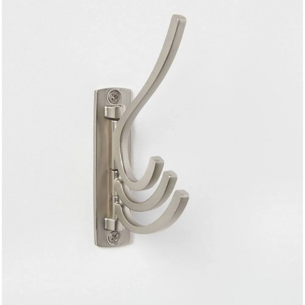 Brightroom Modern Octopus Swivel Hook Nickel - Brightroom