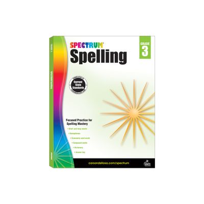 Spectrum Spelling, Grade 3 - (Paperback)