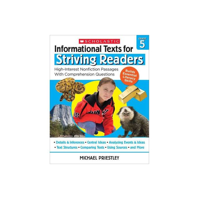 Informational Texts for Striving Readers: Grade 5 - by Michael Priestley (Paperback)