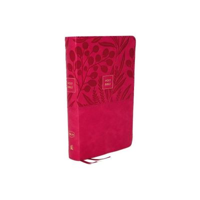 Nkjv, Reference Bible, Personal Size Large Print, Leathersoft, Pink, Red Letter Edition, Comfort Print - by Thomas Nelson (Leather Bound)