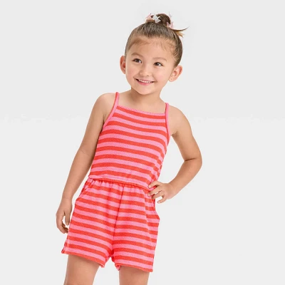 Toddler Girl Striped Romper