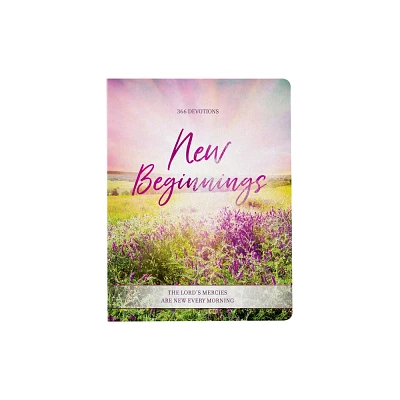 Devotional New Beginnings Pink Floral Softcover Feb. - (Paperback)